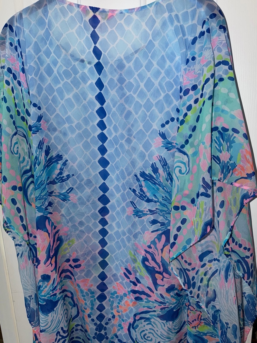 Lilly Pulitzer Alvaro Swim Coverup Multi Hidden Treasure Engine Sm/Med - Picture 6 of 7